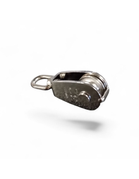 POULIE SIMPLE POUR CABLE 8 MM EN INOX 302