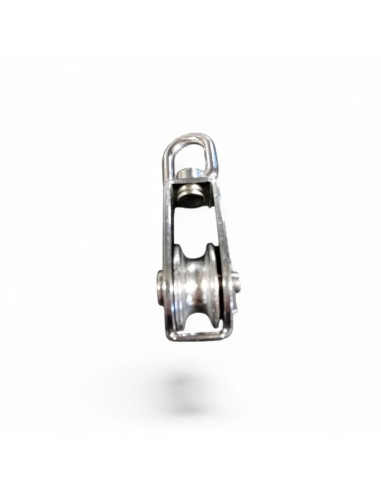 POULIE SIMPLE POUR CABLE 8 MM EN INOX 302