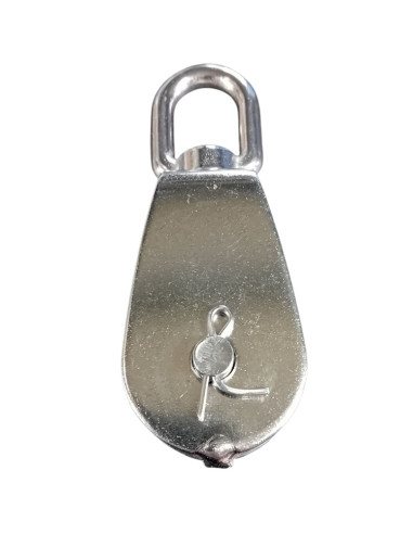 POULIE SIMPLE POUR CABLE 8 MM EN INOX 302