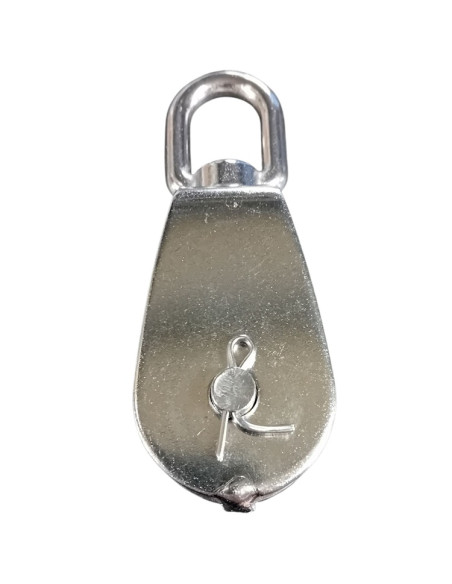 POULIE SIMPLE POUR CABLE 8 MM EN INOX 302