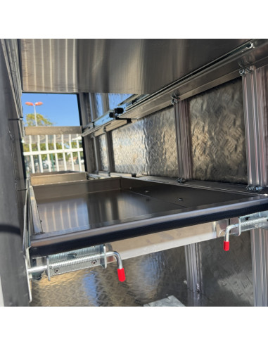 COFFRE ALUMINIUM 2 OUVERTURES COULISSANTES DIM....