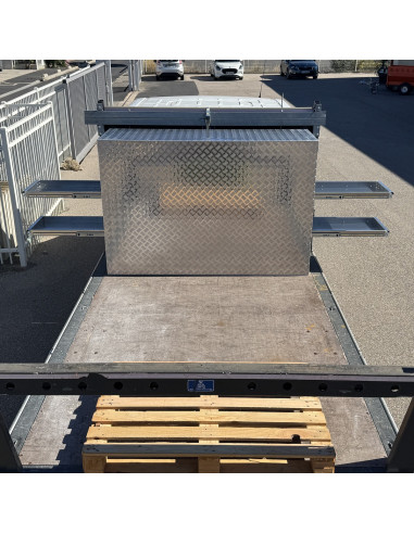 COFFRE ALUMINIUM 2 OUVERTURES COULISSANTES DIM....