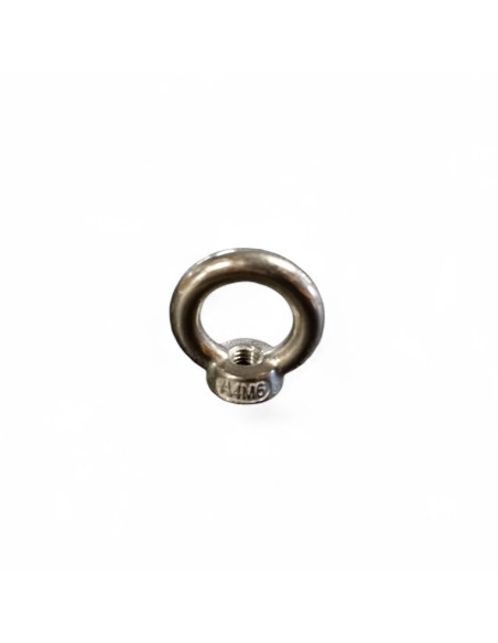 ANNEAU D'ARRIMAGE INOX 316, FILETAGE FEMELLE M6
