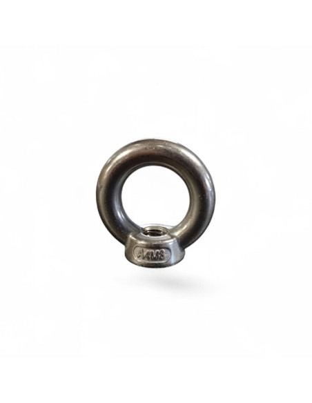 ANNEAU D'ARRIMAGE INOX 316, FILETAGE FEMELLE M8