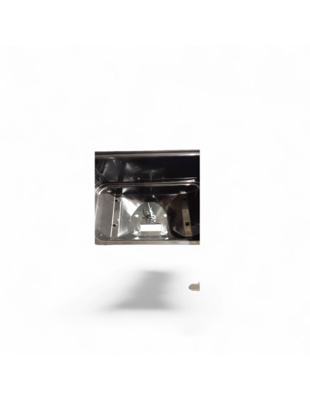 ÉPANDEUR DE SEL MANUEL EN ACIER INOXIDABLE 55 LITRES