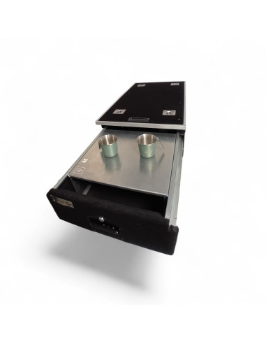 PLATEAU TABLETTE ALUMINIUM POUR COFFRE TIROIR