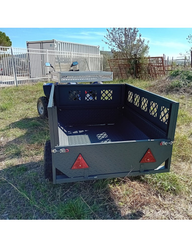 REMORQUE AGRICOLE QUAD BASCULANTE PTC 480 KG