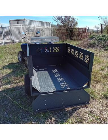REMORQUE AGRICOLE QUAD BASCULANTE PTC 480 KG