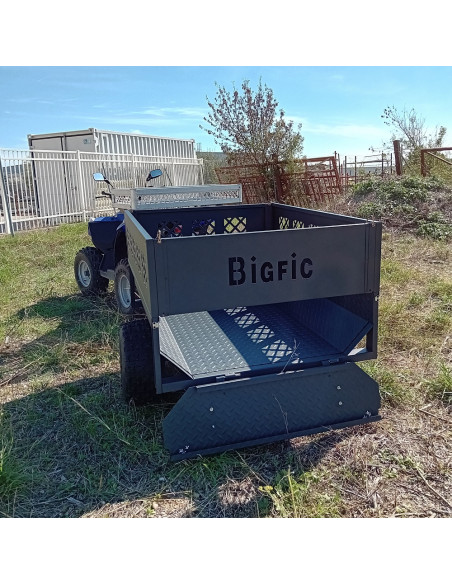 REMORQUE AGRICOLE QUAD BASCULANTE PTC 480 KG