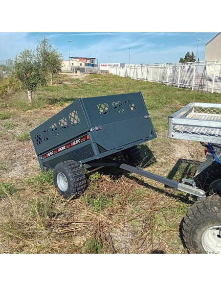 REMORQUE AGRICOLE QUAD BASCULANTE PTC 480 KG