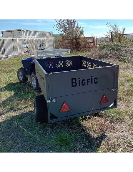 REMORQUE AGRICOLE QUAD BASCULANTE PTC 480 KG