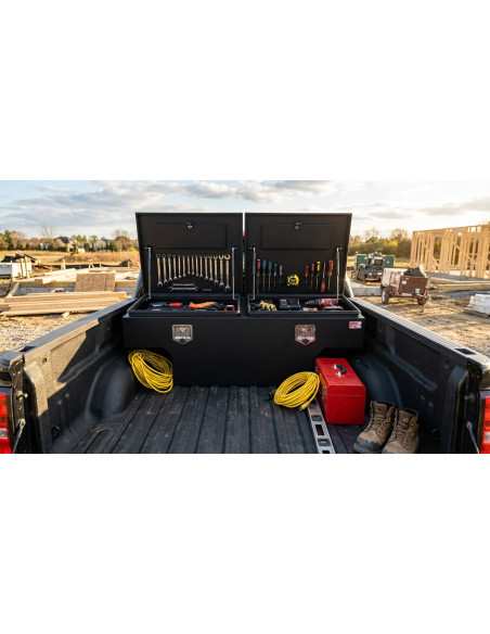 COFFRE ALUMINIUM PICKUP 160L DIM. 1460 X 600 X 480 MM