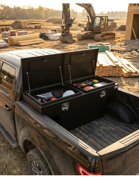 COFFRE ALUMINIUM PICKUP 160L DIM. 1460 X 600 X 480 MM