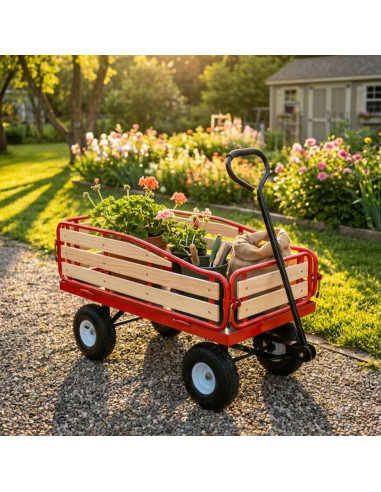 CHARIOT À MAIN AVEC PANNEAUX LATÉRAUX...