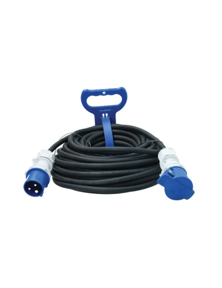 CABLE EXTENSION MONOPHASE PRISE CEE - 1-FAS  250V/16A - LONGUEUR 20 M