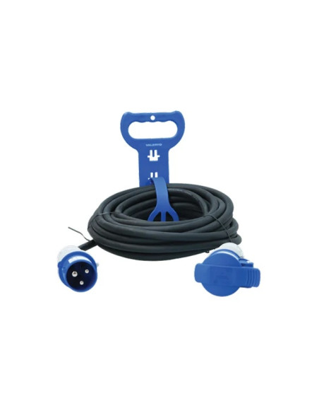 CABLE D'EXTENSION PRISE CEE- 1-FAS  250V/16A - LONGUEUR 10 M