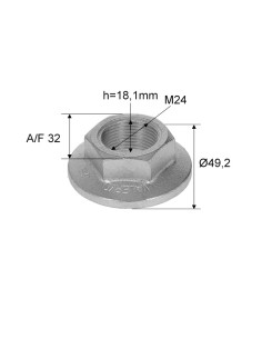 ECROU A EMBASE AF 32 - M24... 2