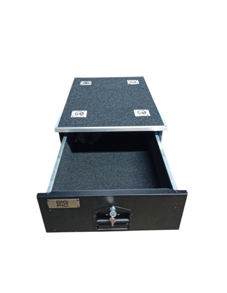 COFFRE RANGEMENT 1 TIROIR 50L DIM 500 X 700 X 270 MM PLATEAU FIXE