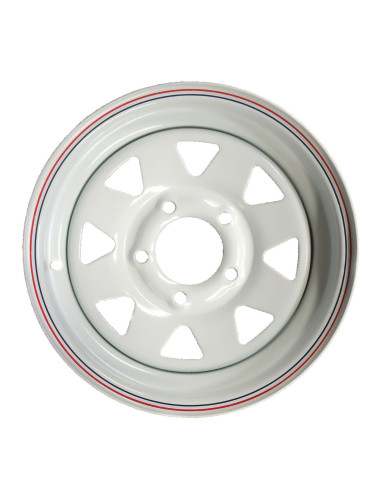 JANTE BLANCHE 13" 4,5J13 PERÇAGE 112 X 5 DÉPORT...