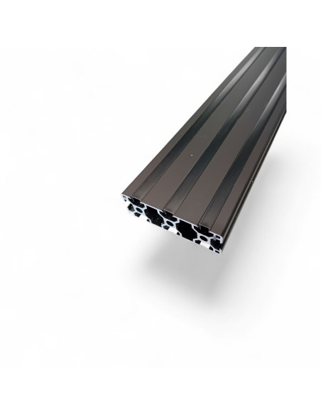 PROFILE ALUMINIUM 6063 DIM. 30X90X1,8 MM FENTE 8 MM