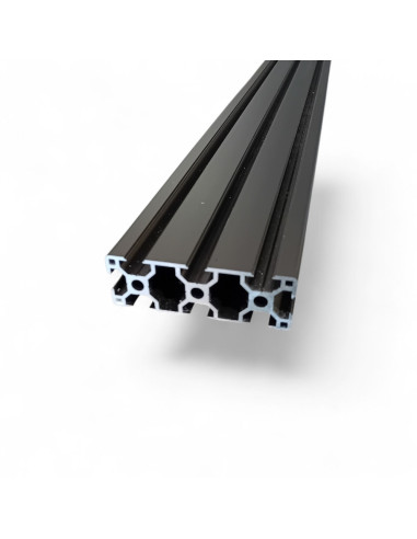 PROFILE ALUMINIUM 6063 DIM. 30X90X1,8 MM FENTE...