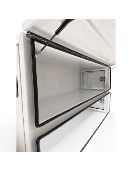 COFFRE ALUMINIUM 4 OUVERTURES 1300L DIM. 1 880 X 700 X 1 005 MM