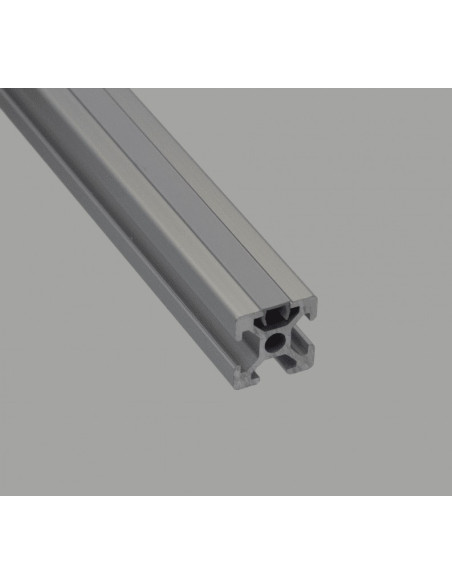 PROTECTION EN PLASTIQUE GRISE CLIPSABLE POUR PROFILE ALUMINIUM FENTE 8 MM 980 MM