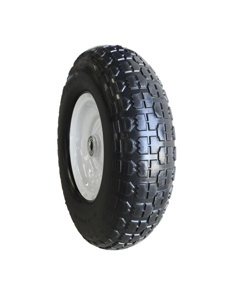 ROUE COMPLÈTE AVEC PNEU PLEIN - DIMENSIONS PNEU 4.00-6