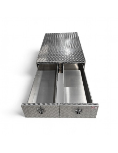 COFFRE ALUMINIUM 2 TIROIRS 220L DIM....