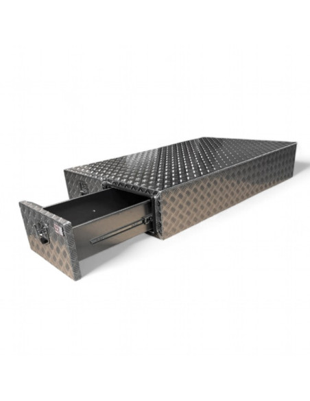 COFFRE ALUMINIUM 2 TIROIRS 220L DIM. 1000X1700X300 MM