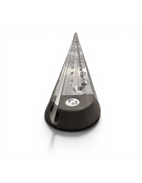 RAIL AERO AVEC RAIL A JONC Ø 8 MM DIM. 2000 x 44 mm