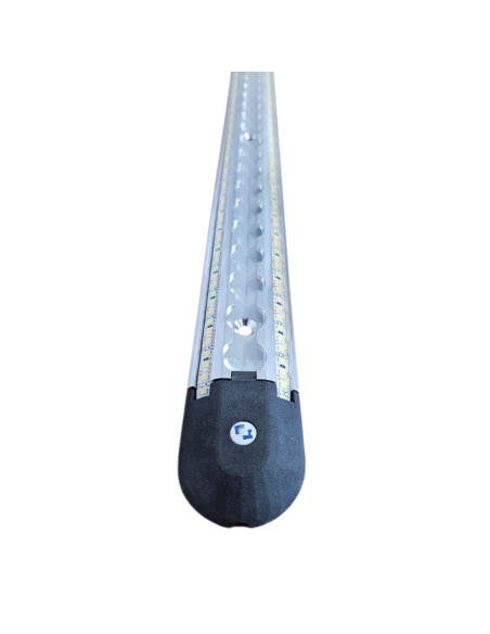 RAIL AERO AVEC 2 RUBANS LED ET EMBOUTS DIM.  975 X 50 MM