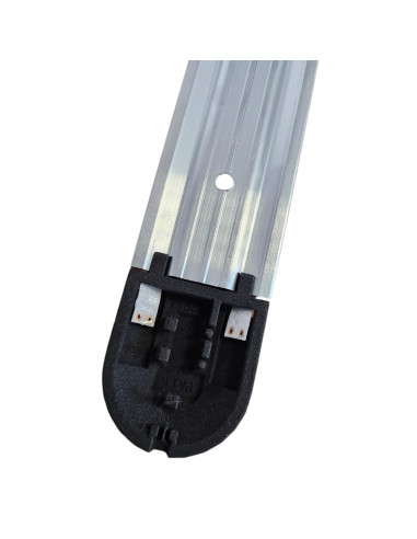 RAIL AERO AVEC 2 RUBANS LED ET EMBOUTS DIM....