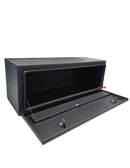 COFFRE ALUMINIUM SOUS CHASSIS 230L DIM. 1220 X 430 X 450 MM