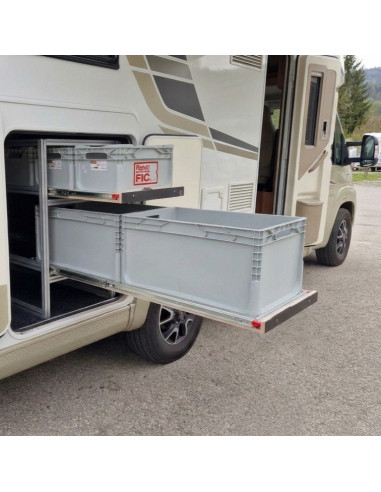 DOUBLE PLATEAU COULISSANT REHAUSSE POUR SOUTE...