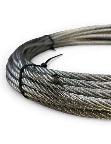 CABLE ACIER DIAMETRE 8 MM LONGUEUR 24 M