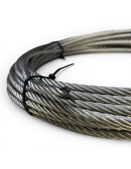 CABLE ACIER DIAMETRE 8 MM LONGUEUR 24 M