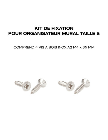 KIT DE FIXATION POUR ORGANISATEUR MURAL TAILLE...