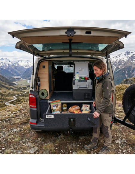 COFFRE RANGEMENT 1 TIROIR 80L DIM 800 X 700 X 270 MM PLATEAU FIXE (Der. Unités)