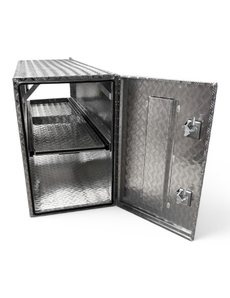 COFFRE ALUMINIUM 2 OUVERTURES 1000L DIM. 1900 X 600 X 900 MM