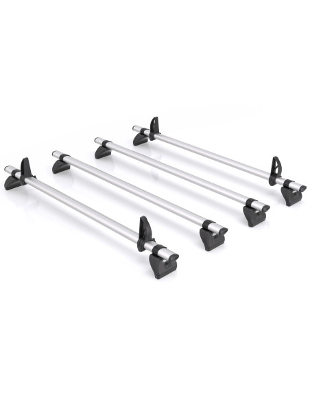 KAMMBAR PRO - 4 BARRES DE TOIT EN ALUMINIUM, LARGEUR 1,6M