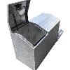 Coffre aluminium oblique 2 ouvertures 300L Dimensions 1100 x 500 x 700 mm