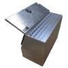 Coffre aluminium oblique atelier 350L Dimensions 1030 x 530 x 700 mm