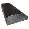 Coffre aluminium oblique 200L Dim. 1300 x 800 x 300 mm - Black Edition