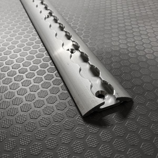 Rail aluminium type aero largeur 50 mm (vendu en 1m, 2m et 3m) 