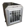 Coffre aluminium pour transport 1 chien avec bac amovible Dim. 550 x 850 x 650 mm