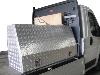 Coffre aluminium oblique atelier 450L Dimensions 1400 x 500 x 700 mm