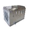 Coffre aluminium transport 1 chien avec bac amovible Dim. 550 x 850 x 650 mm