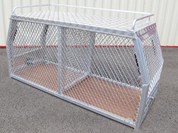 Coffre aluminium transport de chien complet 1770 x 700 x 850 mm