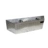 Coffre aluminium trapèze 110L Dimensions 1320/910 x 300 x 350 mm 